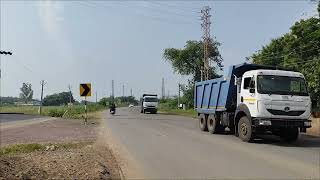 Remote village side roads in rural india  Parkal Warangal Telangana [upl. by Pedaias182]