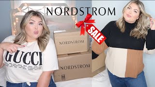 HUGE NORDSTROM ANNIVERSARY SALE HAUL  TRY ON  plus size clothing wide shoes amp more [upl. by Nnayhs787]