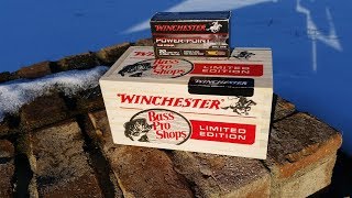 More Wood From Bass Pro 22LR Ammo Score 11918 [upl. by Anilehs]