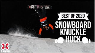 BEST OF SNOWBOARD KNUCKLE HUCK 2020  World of X Games [upl. by Erodasi]