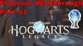 Hogwarts Legacy 100 Platinum Walkthrough Part 41 In The Shadow Of The Mountain [upl. by Anivlem105]