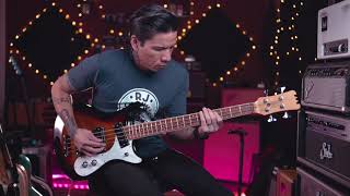 Eastwood Guitars Sidejack Pro Bass demo with RJ Ronquillo [upl. by Ayikal]