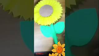 This sunflower made by me ☀  ❀ 🌻sunflower papercraft [upl. by Jeconiah]