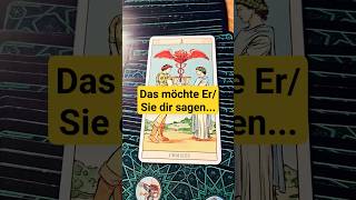 Kurzbotschaft 🤩 tarot tarotreading youtubeshortsvideo kartenlegen tarotgratis youtubeshorts [upl. by Kenison]