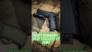 ARMY ARMAMENT R612 STACCATO C2 DEMO airsoft staccato youtubeshorts shorts subscribe viral [upl. by Haddad]