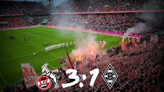 Köln  Gladbach Derby 31 Stimmung Ultras Köln [upl. by Nyer]