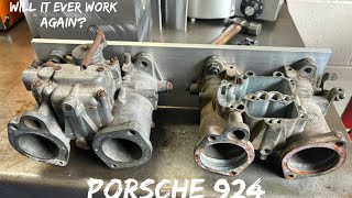 Porsche 924  Twin 40 carb conversion [upl. by Alrac260]