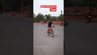 Brake Performance Testing on my KTM Bicycle [upl. by Silvanus]