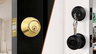 Single Cylinder Vs Double Cylinder Deadbolt Door Lock Which is Best for Your Home [upl. by Nujra]