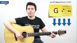 Aprende a tocar FACIL LET IT BE de THE BEATLES en guitarra Acordes y ritmo tutorial completo [upl. by Iggy]