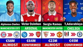 New CONFIRMED and RUMOUR Summer Transfers 2024 🤪🔥 Sergio Ramos Victor Osimhen Alphonso Davies [upl. by Guenzi]