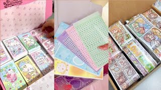 pack and restocking asmr small business tiktok compilation stickers [upl. by Clothilde]