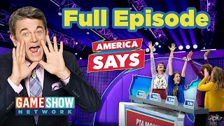 America Says  FULL EPISODE  Game Show Network [upl. by Giffer]