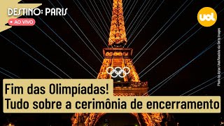 🔴 OLIMPÍADAS 2024 TUDO SOBRE A CERIMÔNIA DE ENCERRAMENTO EM PARIS [upl. by Amliw45]