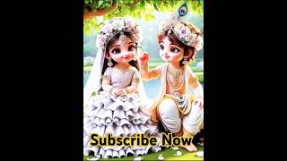 Cute 🥰 Baby Radha Krishna 💖❣️ Best Couple 💖❤️ in the world 🌎 Radha Krishna Love 🌹❣️Hd status shorts [upl. by Maria]