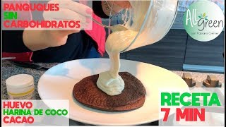 Panqueques o Crepes sin carbohidratos SI SE PUEDE  Receta de 6 min [upl. by Lotti]