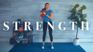 Building Strength with Dumbbells for Seniors amp Beginners  30 min all Standing Workout [upl. by Airdnua]