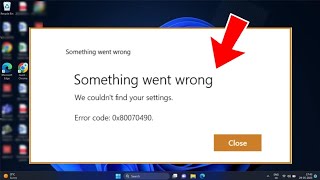 How to Fix Error Code ox80070490 in Windows 1110 EASY [upl. by Gayel]