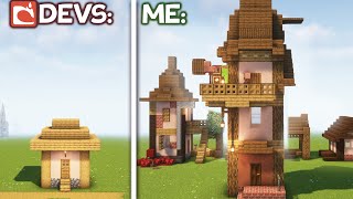 I Redesigned ALL the Minecraft Villager houses [upl. by Fine]