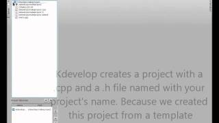 How to Create a New CMake Project with KDevelop [upl. by Ellehcir]