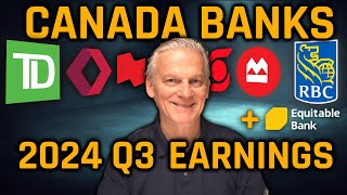 Canadian Bank Earnings Full Recap  2024 Q3 [upl. by Esya791]