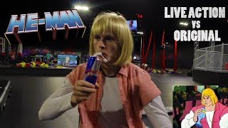 HeMan Trampoline Park Hey Yeah Yeah  Live Action vs Original [upl. by Claudio]