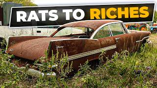 BIDDING WARS Finding Hidden Gems Amongst Rat Infested Vehicle Auction  Turnin Rust [upl. by Tyne]