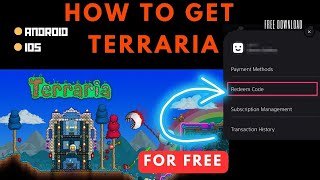 How to get terraria for free  terraria download  Android and Ios [upl. by Veda451]