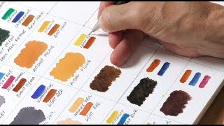 Creating a Colour Chart  Preview ⎮Geoff Kersey ⎮ Watercolour Landscapes [upl. by Nagorb]