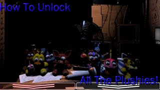 How To Get The Plushies In Five Nights At Freddys 2 [upl. by Yreffej785]