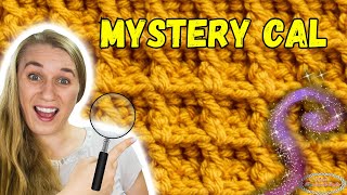 NEW Free Waffle Stitch Mystery Crochet Along Join the FUN [upl. by Adriene]