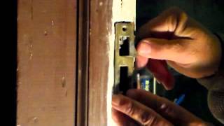 Replacing Door Lock Plates [upl. by Hobbie994]