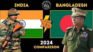 India vs Bangladesh Military Power Comparison  World Defense Data [upl. by Daukas]