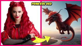 Descendants 4 Characters as Dragons 🐉 amp their favorite Drinks Snacks amp More  Princess Red [upl. by Lorenzo]