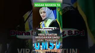 NGGAK BAHAYA TA⁉️⁉️ VIRAL WISUDAWAN ASAL THAILAND DI UMSU [upl. by Adiaros]