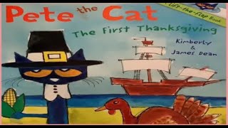 Pete the Cat The First Thanksgiving  Read Aloud [upl. by Narot]