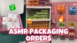 Small Business Check  TikTok ASMR Packaging Orders Compilation ✨ [upl. by Anirtik]