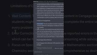 Asked ChatGPT about Cengage Books for JEE  ChatGPT Reviews Cengage Books for JEE Preparations [upl. by Trotter53]
