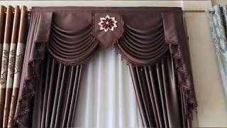 curtains swags eyeleton [upl. by Iramaj]