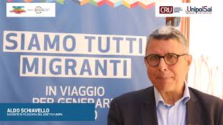 Aldo Schiavello a “Siamo tutti migranti” organizzato dal CRU Sicilia [upl. by Plato796]