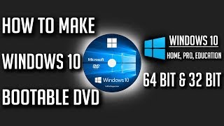 How to make windows 10 Bootable DVD  Genuine  2021 [upl. by Ylrbmik652]