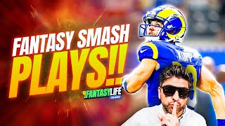 Week 2 Fantasy Football Rankings Risers and Fallers  Smash Starts Deep League Plays and More [upl. by Franza44]