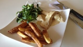 Recette blancs de poulet sauce poulette facile et rapide [upl. by Joellen742]