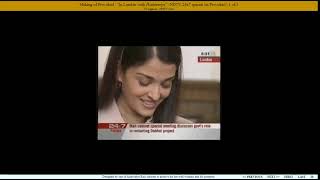 Aishwarya Rais thirtythird motion picture quotProvokedquot  Making [upl. by Iseabal]