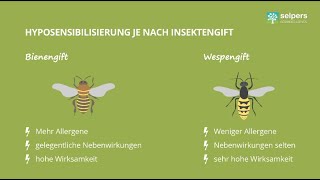 Hyposensibilisierung bei Insektengiftallergie  so funktionierts Arzt erklärt [upl. by Anyk358]