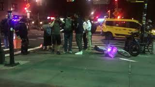 Electric CItiBike Crash Accident  Saint John the Divine  November 6th 2024  NYC [upl. by Clapp504]