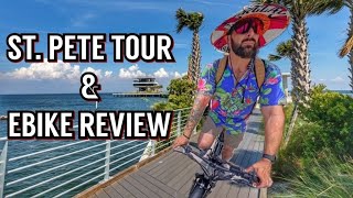 Riding Review TST Ebike  St Pete Pier  Spa Beach  Pinellas Trail  Florida [upl. by Ashbaugh]