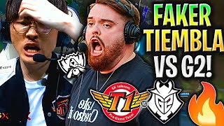 EL DÍA QUE G2 HIZO TEMBLAR A FAKER CON SKT T1 😱CASTEO IBAI  SKT T1 VS G2 SEMIFINAL MUNDIAL 2019 [upl. by Henrion]