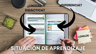 🤔 Diferencia entre UNIDAD DIDÁCTICA y SITUACIONES DE APRENDIZAJE ¿Cuál hacer en la oposición [upl. by Sanborn]