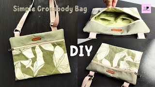 DIY Crossbody Bag Tutorial Free  Easy Crossbody Bag Tutorial [upl. by Erialb]